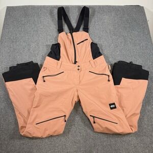 Women's Pink and Black Ski & Snow Bib Pant